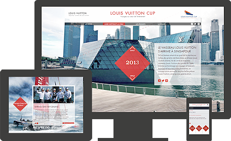 Site internet Louis Vuitton Cup